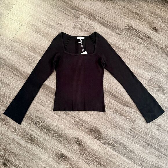 Frame Luxe Bell Sleeve Sweater New - Picture 1 of 10